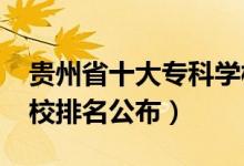 貴州省十大?？茖W(xué)校（2022貴州十大?？茖W(xué)校排名公布）