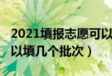 2021填報(bào)志愿可以填幾個(gè)（2022志愿填報(bào)可以填幾個(gè)批次）