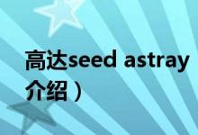 高達seed astray（關(guān)于高達seed astray的介紹）