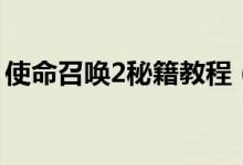 使命召喚2秘籍教程（使命召喚2秘籍怎么用）