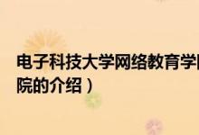 電子科技大學(xué)網(wǎng)絡(luò)教育學(xué)院（關(guān)于電子科技大學(xué)網(wǎng)絡(luò)教育學(xué)院的介紹）