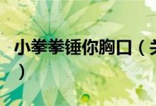小拳拳錘你胸口（關(guān)于小拳拳錘你胸口的介紹）