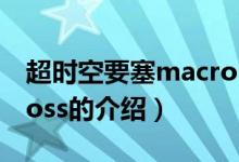 超時(shí)空要塞macross（關(guān)于超時(shí)空要塞macross的介紹）