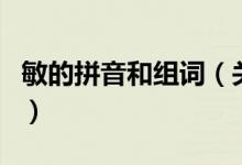 敏的拼音和組詞（關(guān)于敏的拼音和組詞的介紹）