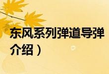 東風(fēng)系列彈道導(dǎo)彈（關(guān)于東風(fēng)系列彈道導(dǎo)彈的介紹）