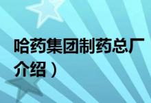 哈藥集團(tuán)制藥總廠（關(guān)于哈藥集團(tuán)制藥總廠的介紹）