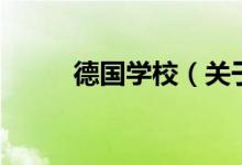 德國(guó)學(xué)校（關(guān)于德國(guó)學(xué)校的介紹）