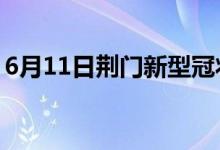 6月11日荊門(mén)新型冠狀病毒肺炎疫情最新消息
