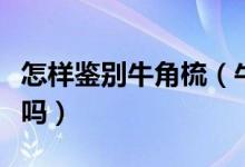 怎樣鑒別牛角梳（牛角梳可以放水里辨認真假嗎）