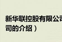 新華聯(lián)控股有限公司（關(guān)于新華聯(lián)控股有限公司的介紹）