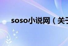 soso小說網(wǎng)（關(guān)于soso小說網(wǎng)的介紹）