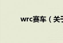 wrc賽車（關(guān)于wrc賽車的介紹）