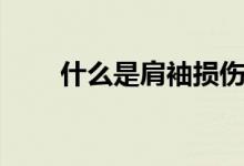 什么是肩袖損傷二級（什么是肩袖）