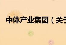 中體產(chǎn)業(yè)集團(tuán)（關(guān)于中體產(chǎn)業(yè)集團(tuán)的介紹）