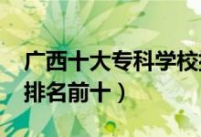 廣西十大專(zhuān)科學(xué)校排名2022（高職高專(zhuān)院校排名前十）