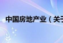 中國(guó)房地產(chǎn)業(yè)（關(guān)于中國(guó)房地產(chǎn)業(yè)的介紹）