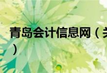 青島會計(jì)信息網(wǎng)（關(guān)于青島會計(jì)信息網(wǎng)的介紹）