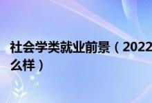 社會學類就業(yè)前景（2022社會學專業(yè)就業(yè)方向及就業(yè)前景怎么樣）