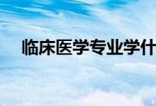 臨床醫(yī)學(xué)專(zhuān)業(yè)學(xué)什么（主要課程有哪些）