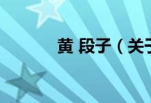 黃 段子（關(guān)于黃 段子的介紹）
