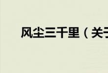 風(fēng)塵三千里（關(guān)于風(fēng)塵三千里的介紹）