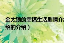 金太狼的幸福生活劇情介紹（關(guān)于金太狼的幸福生活劇情介紹的介紹）