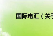 國際電匯(關(guān)于國際電匯的介紹)