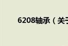 6208軸承（關于6208軸承的介紹）