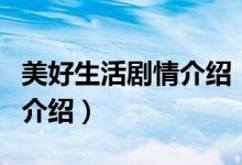 美好生活劇情介紹（關(guān)于美好生活劇情介紹的介紹）