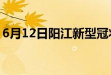 6月12日陽(yáng)江新型冠狀病毒肺炎疫情最新消息