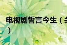 電視劇誓言今生（關(guān)于電視劇誓言今生的介紹）