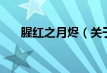 腥紅之月燼（關(guān)于腥紅之月燼的介紹）