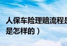 人保車險(xiǎn)理賠流程是什么（人保車險(xiǎn)理賠流程是怎樣的）
