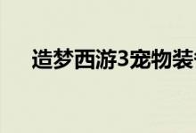 造夢西游3寵物裝備（寵物裝備的獲得）