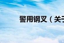 警用鋼叉（關(guān)于警用鋼叉的介紹）