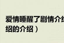愛情睡醒了劇情介紹（關(guān)于愛情睡醒了劇情介紹的介紹）