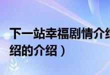 下一站幸福劇情介紹（關(guān)于下一站幸福劇情介紹的介紹）