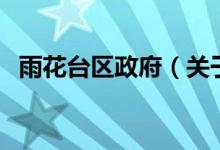 雨花臺(tái)區(qū)政府（關(guān)于雨花臺(tái)區(qū)政府的介紹）