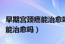 早期宮頸癌能治愈嗎復(fù)發(fā)性大嗎（早期宮頸癌能治愈嗎）