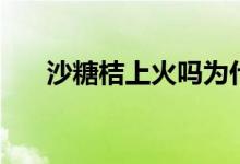 沙糖桔上火嗎為什么（沙糖桔上火嗎）