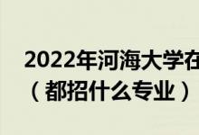 2022年河海大學在四川招生計劃及招生人數(shù)（都招什么專業(yè)）