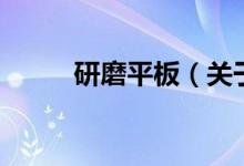 研磨平板（關(guān)于研磨平板的介紹）