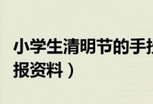 小學(xué)生清明節(jié)的手抄報(bào)內(nèi)容（有關(guān)清明節(jié)手抄報(bào)資料）