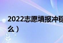 2022志愿填報(bào)沖穩(wěn)保該如何選擇（原則是什么）