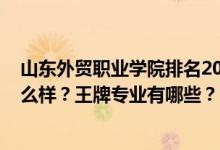 山東外貿(mào)職業(yè)學(xué)院排名2020（2022年山東外貿(mào)職業(yè)學(xué)院怎么樣？王牌專業(yè)有哪些？）