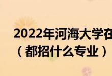 2022年河海大學在湖北招生計劃及招生人數(shù)（都招什么專業(yè)）