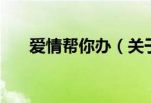 愛情幫你辦（關于愛情幫你辦的介紹）