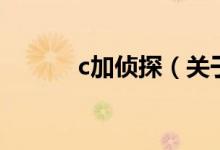 c加偵探（關(guān)于c加偵探的介紹）