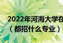2022年河海大學(xué)在山東招生計(jì)劃及招生人數(shù)（都招什么專業(yè)）