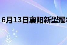 6月13日襄陽(yáng)新型冠狀病毒肺炎疫情最新消息